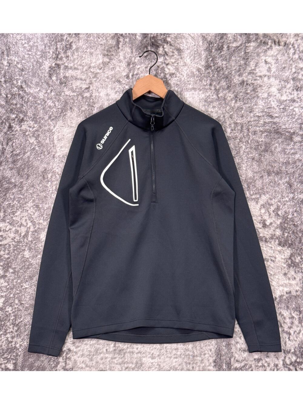 Sunice Golf 1/4 Zip Small Mens Allendale SuperLiteFX Stretch Thermal